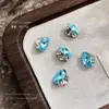 K9 Decoraciones Acabado Huevo de Paloma para Uñas Diamantes de Imitación Ovalados Apilados Coloridos Brillantes Decoraciones de Bola de Diamante para Uñas Venta al por Mayor