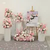 Ceremonia de Entrega de Coche Ventana Decoración de Boda Columna de Flores Arte Floral Tienda 4s Soporte de PVC de Bienvenida Columna de Papel Adornos de Decoración
