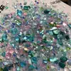 Flor de Rosa Nueva Tormenta de Grava Celebridad de Internet Perlas de Crema Piedra Natural Manicura de Año Nuevo DIY Cáñamo Flow Joyería Decorativa