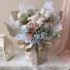 Papel de embrulho para buquê de flores de papel Ouya de duas cores papel de embrulho material de florista diy presente Floral Atacado