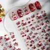 Cyansea 3D Decorativos de Sorte e Festivos Filhote Simples Adesivos para Nail Art Celebridade da Internet Populares DIY Simples Adesivos para Nail Art