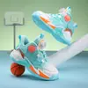Tênis de Basquete Infantil Leve Sapatos Infantis Verão Confortável Respirável Malha Tênis Esportivo Infantil Coelho Vermelho Crianças Médias e Grandes Leve Tendência