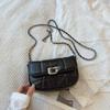 Bolso Plateado para Mujer 2025 Nuevo Diseño de Nicho Trendy Cadena Bolso de Hombro Sobaco Bolso Cruzado de Alto Valor para Mujer