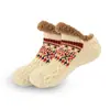 Meias Pantufa para Casa Meias de Chão Masculinas Adulto Tricotadas com Forro de Lã Meias Espessas para Carpete Meias para Dormir em Casa