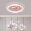 Lámpara Ventilador Cabeza Giratoria 2025 Nueva Lámpara para Habitación de Niños Lámpara de Techo de Dibujos Animados con Ventilador Lámpara de Dormitorio
