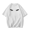 Camiseta de manga corta con estampado simple estilo coreano de seda de leche, conjunto para pareja, top holgado casual de verano para Instagram