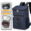 Mochila aislante transfronteriza, gruesa, impermeable, con forro de papel de aluminio, para picnic al aire libre, mochila aislante para acampar y enfriar.