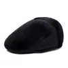 Gorra de Invierno para Hombre con Forro de Felpa y Protección para las Orejas, Cálida, Estilo Pato, para Papás y Abuelos de Mediana Edad y Mayores, Gorra de Béisbol de Algodón Resistente al Frío para Exteriores