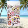 Toalla de Playa de Microfibra de Las Chicas Superpoderosas Secado Rápido y Absorbente de Agua Toalla de Baño para Nadar Infantil Portátil para Viajes Tamaño Grande