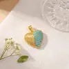 Pingente Venda Quente Transfronteiriça Acessórios de Joias DIY Formato de Coração Cauda de Peixe Moda Luxo Leve Tendência Personalizado Versátil Acessórios para Colares