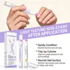 Aplicador de aceite para cutículas 2 en 1: limpia suavemente y nutre la piel alrededor de las uñas, hidratando y revitalizando la superficie de la uña para una apariencia saludable y brillante