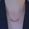 Nuevo collar de aleación de siete cuentas para mujer, lujo ligero, moderno, versátil, elegante, nicho, simple, cadena para clavícula de uso diario