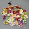 Flor de Peonía Llama Pintura al Óleo Simulada Flor de Muñeca Pasador Flor Caja de Regalo Hecha a Mano con Flores Ropa Gorro de Graduación con Flores