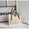 Bolso Tote Texturizado de Moda para Mujer 2024 Nuevo Gran Capacidad Bolso de Hombro Simple Casual Retro Bolso de Trabajo