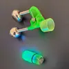 Dispositivo de alarma de campana para pesca, dispositivo de alarma tipo papel de alto brillo con mecha grande, dispositivo de alarma de doble campana luminoso para pesca nocturna