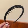 Diadema Dentada Antideslizante para Lavar la Cara, Diadema para Usar con Todo, Famosa en Internet, para Adulto, Cabello Pequeño Suelto, Parte Superior Craneal Alta, Adorno para el Cabello, Tocado para Mujer
