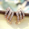 Hecheng desea moda transfronteriza de comercio electrónico europeo y americano Pendientes de cristal verde para mujer AliExpress ebay explosiones