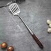 Espátula Longa para Cozinha, Uso Doméstico, Cabo Anti-Escaldante de Aço Inoxidável, Escumadeira, Espátula de Chef, Atacado