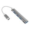 Extensor USB Hub Cuatro en Uno Tipo C Estación de Acoplamiento de Expansión Uno a Cuatro Computadora 3.0 Hub Divisor Estación de Acoplamiento