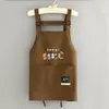 Avental de Verão Fino Repelente à Água para Pessoas Baixas, Alças Curtas, Avental de Cintura, Roupa de Trabalho para Cozinha, Cozinha Caseira, Catering para Mulheres