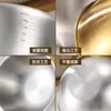 Tazón de Acero Inoxidable Espesado para Ensalada, Tazón para Ramen, Recipiente de Cocina, Tazón de Ensalada Estilo Coreano con Escala, Recipiente para Batir Huevos y Mezclar Masa, Recipiente Multipropósito