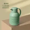 Tetera de Aislamiento Térmico Termo Doméstico Termo de Gran Capacidad Olla de Agua Caliente Termo Termo Botella de Agua Caliente Cálida Portátil para Estudiantes de Primaria