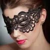 Máscara de Ojos de Encaje Sin Forma Estampada en Oro Transfronteriza Máscara de Fiesta de Media Cara Accesorio de Halloween Actuación Adulto Negro
