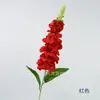 Flor artificial tallo único jacinto decoración del hogar arreglo floral jardín caja de flores exterior arreglo flor de boda hierba pez dorado
