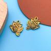 30 colgantes antiguos de aleación de zinc con forma de búho y mariposa, de oro mixto, para hacer tú mismo, pendientes vintage, pulseras y colgantes.