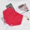 Roupa Íntima Feminina Sem Costura Estilo Japonês Seda Gelada Cor Sólida À Prova de Luz Algodão Puro Entrepernas Respirável Secagem Rápida Cintura Média Calcinha de Menina com Contraste