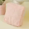 Nuevos Productos de Cuidado de la Piel 2025 Ins Gran Capacidad Simple Portátil Lindo Color Caramelo Bolsa de Cosméticos Bolsa de Almacenamiento para Viaje de Mujeres