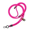 Nuevo cordón para teléfono móvil 6MM resistente para colgar en el cuello ajustable para exteriores anti-pérdida delicada cuerda trenzada para muñeca negra