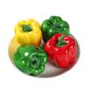 Modelo falso de pimiento de simulación vegetal de espuma de simulación modelo de pimiento rojo verde amarillo accesorios simulación pimiento linterna