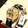 CHENXI Amanhecer Novo Modelo Fivela Borboleta Relógio Mecânico Automático Masculino À Prova D'água Relógio Tourbillon 6029H