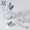 Jinze Pedido Botella Redonda Tapa Asimétrica Tubo de Brillo de Labios Tubo de Brillo de Labios Tubo de Plástico Vacío Material de Embalaje