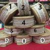 Venta de fábrica de 5 cm de encaje blanco puro rollo de lino hecho a mano DIY cinta de lino tira de lino