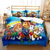 Venta Caliente Dibujos Animados Equipo de Aventura Ladrando Juego de Ropa de Cama con Estampado Digital de Dibujos Animados