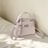 2026PU Nova Moda Casual Estilo Coreano Padrão de Crocodilo Transfronteiriço Tendência Personalizada Bolsa Transversal Bolsa de Ombro