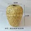 Bobei Yiqiang Artesanías Linternas de Bambú para Restaurantes de Hot Pot, Pantallas de Bambú Estilo Zen para Salones de Té, Casas de Huéspedes y Hoteles
