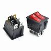 Interruptor de Encendido Doble Eléctrico Kcd6 con Luz, 6 Pines de Cobre, Interruptor de Barco, Certificación de Seguridad CQC