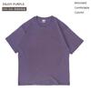 Linda Camiseta Masculina da Moda Retrô 250g Algodão Pesado Espesso Gola Redonda Manga Curta Ami Kaji Top Manga Ombro Larga Solta