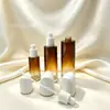 Botellas de vidrio cosmético, disponibles en stock, con materiales de embalaje, 30g-120ml, para dispensar lociones y cremas, directamente de fábrica, venta al por mayor