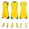 Conjunto de Uniforme de Baloncesto Absorbente de Sudor y de Secado Rápido con Diseños Impresos para Estudiantes de Primaria y Secundaria, Uniformes de Entrenamiento para Niños y Adultos, Maillots de Baloncesto de Secado Rápido