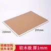 Tablero de Corcho Material de Modelo de Construcción Decoración Hecha a Mano DIY Esterilla de Piso Lámina de Corcho Esterilla de Superficie de Camino de Tierra Esterilla de Madera Delgada