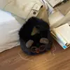 Bolsa de Mão Bolsa Transversal Pelúcia Estudante Universitária Menina Estilo Fofo Novo Coreano Trabalho Diário Outono Inverno Bolsa de Ombro Desenho Animado Menina