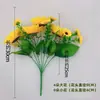 Girasol de simulación girasol hecho a mano decoración para el hogar centro comercial flor artificial accesorios para fotografía al aire libre flores artificiales venta al por mayor