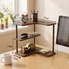 Prateleira de Armazenamento Multicamadas para Mesa de Escritório, Cantoneira em L, Porta-Copos, Sala de Estar, Novo Estilo Chinês, Rack Organizador para Xícaras de Chá e Chaleiras