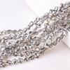Cuentas de cristal de trébol de cuatro hojas, novedosas, galvanizadas, de colores mágicos, para pulsera, colgante, cuentas sueltas, accesorios al por mayor