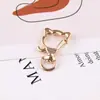 Llavero de Animales de Dibujos Animados de Aleación de Zinc DIY Hecho a Mano al por Mayor Joyería para Niños y Niñas Material para Llaveros Accesorios Colgantes