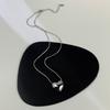 Estilo coreano Big Love Snake Bone Colar Pingente Hip-Hop All-Match Tridimensional Coração Clavícula Cadeia ins Personalizado Cobre Banhado a Ouro Real